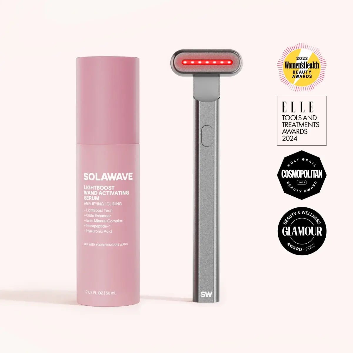 4 - in - 1 Red Light Therapy Wand & Activating Serum Kit - Lalka Beauty Co.