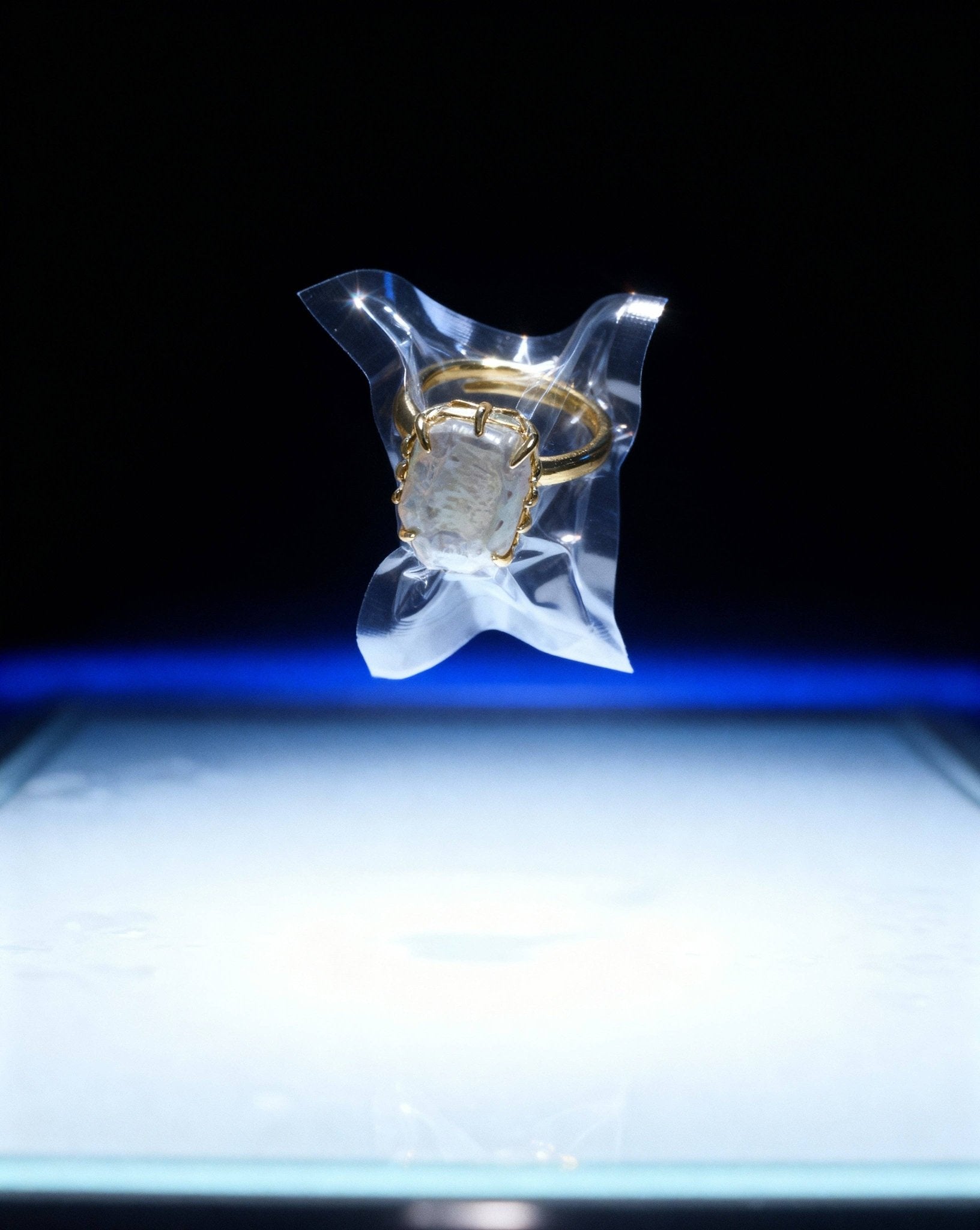 Baroque Pearl flat ring - Lalka Beauty Co.