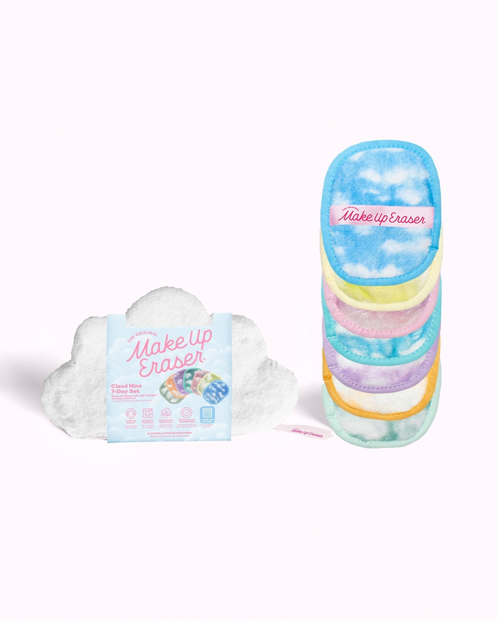 Cloud 9 MakeUp Eraser 7 - Day Gift Set & Cosmetic Bag - Lalka Beauty Co.