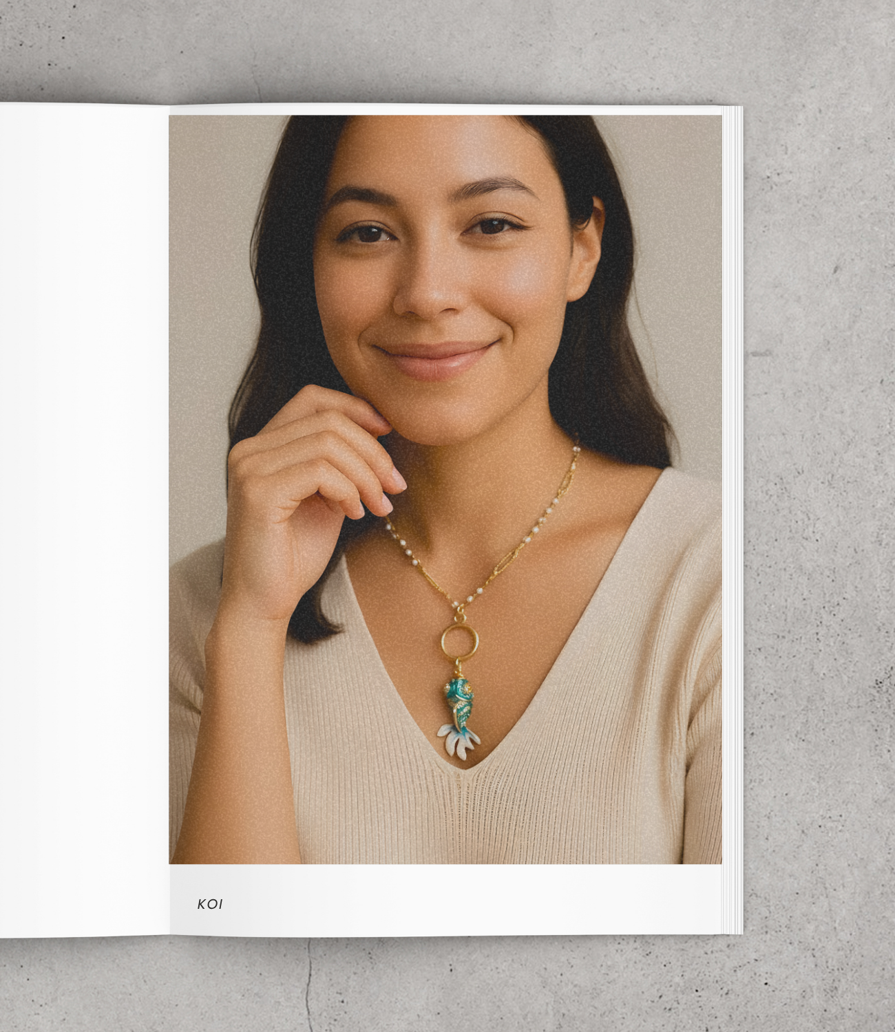 Koi necklace and earrings – Symbol of Transformation and Abundance