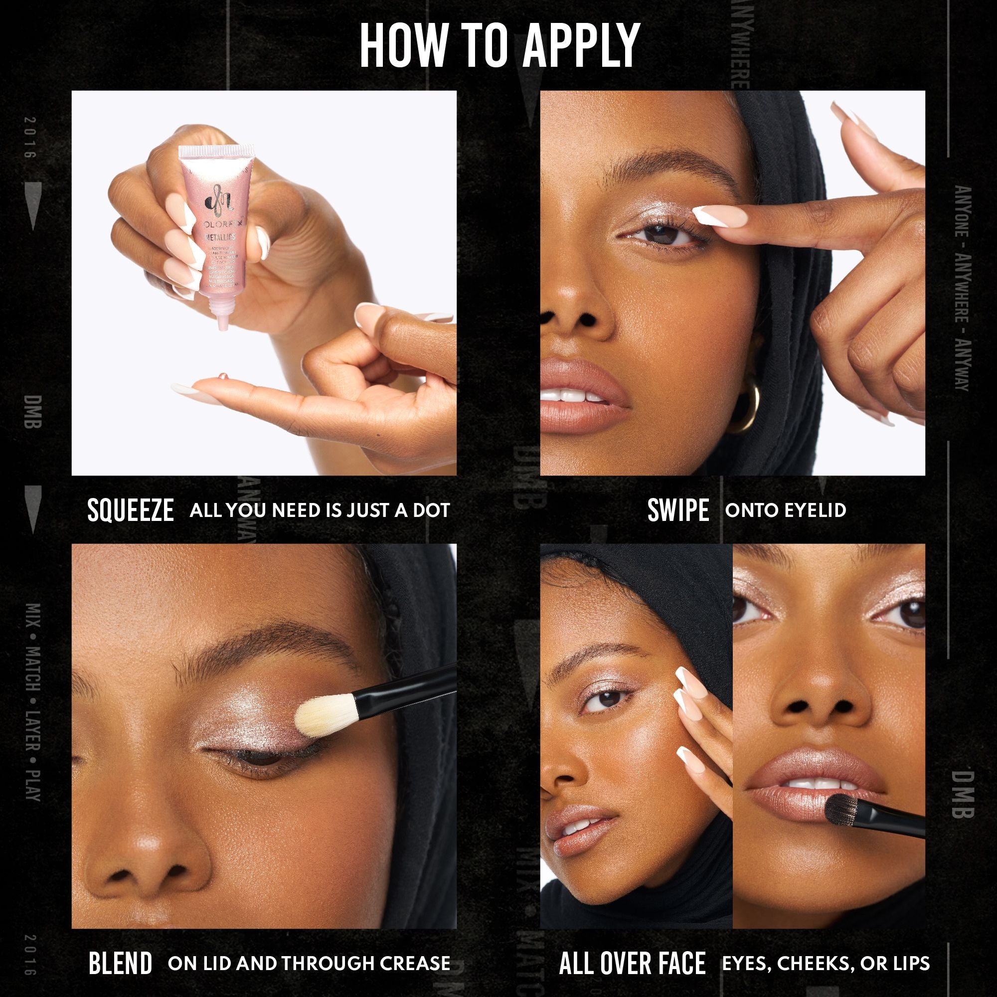 Danessa Myricks Colorfix cream color pigment for face, lips, eyes - Lalka Beauty Co.