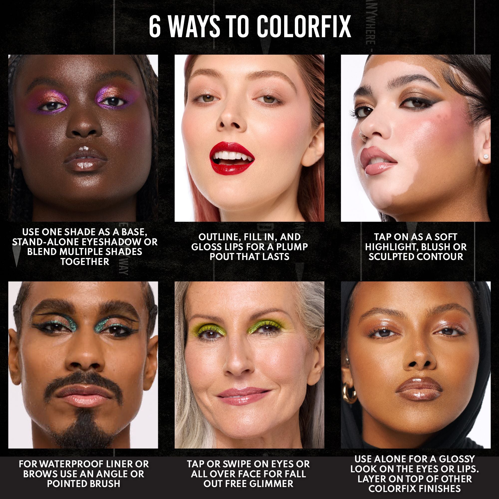 Danessa Myricks Colorfix cream color pigment for face, lips, eyes - Lalka Beauty Co.
