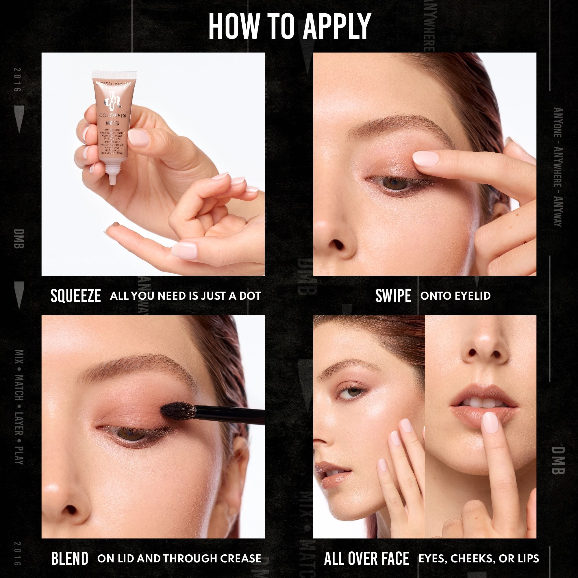 Danessa Myricks Colorfix cream color pigment for face, lips, eyes - Lalka Beauty Co.