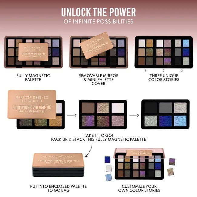 Danessa Myricks Lightwork Volume VII 7 freedom eyeshadow palette - Lalka Beauty Co.