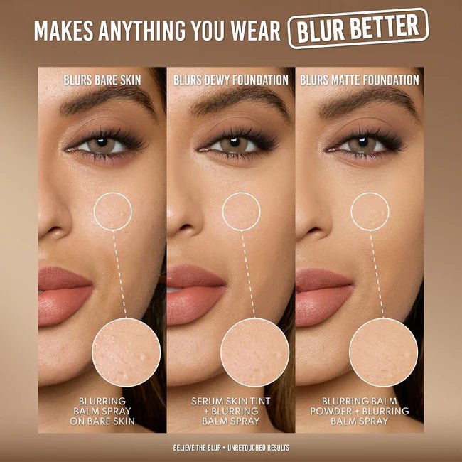 Danessa Myricks Liquid Blurring Balm mattifying setting spray 100 ml - Lalka Beauty Co.