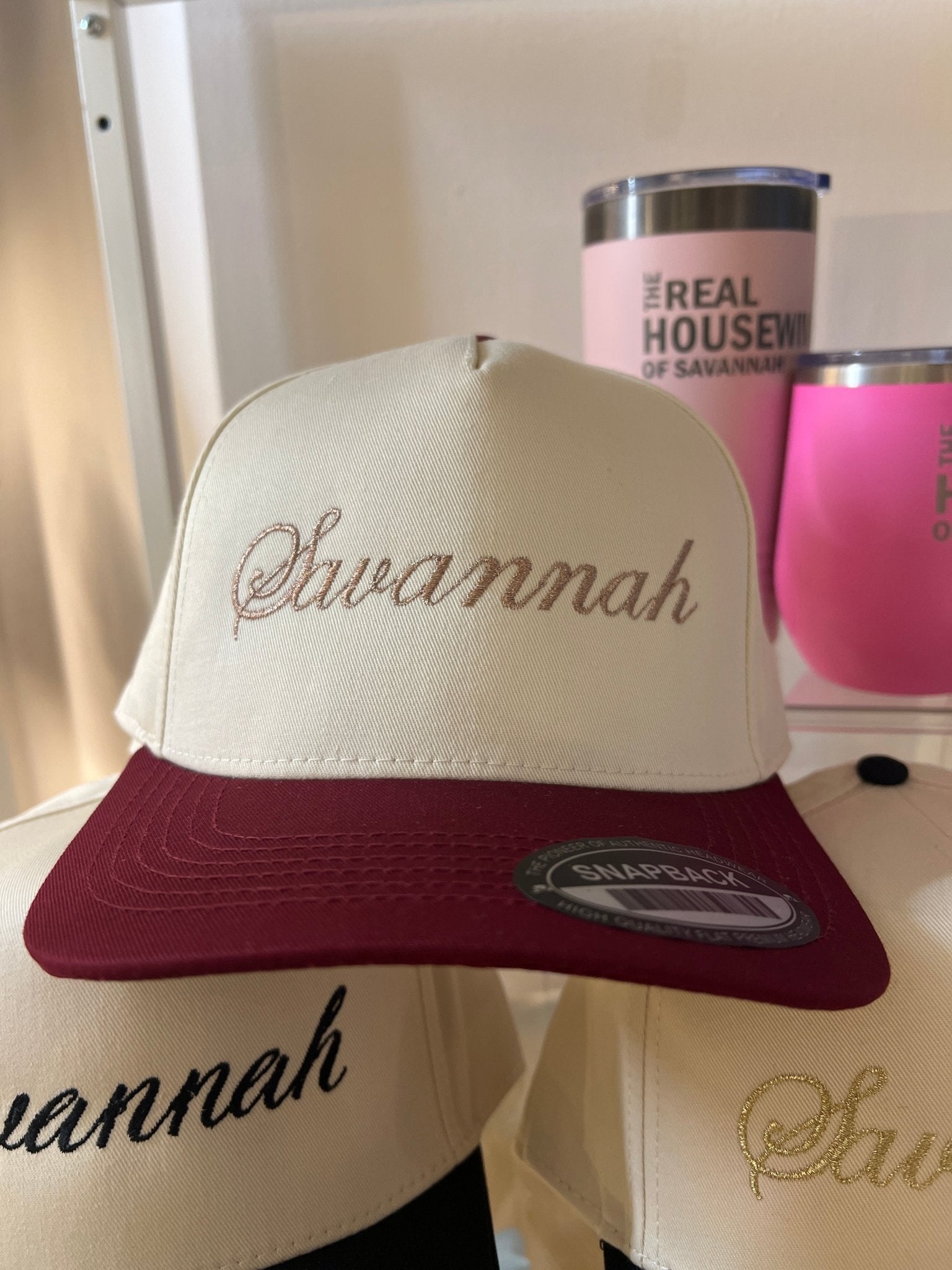 Embroidered Savannah Script Hat - Lalka Beauty Co.