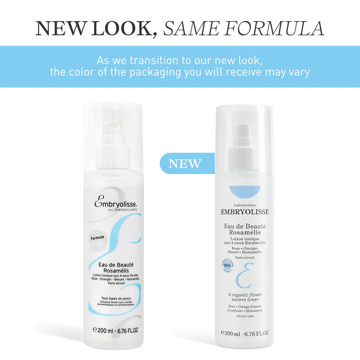 Embryolisse Eau de Beaute Rosamelis - Face Toner and refresher For All Skin Types 6.76 oz - Lalka Beauty Co.