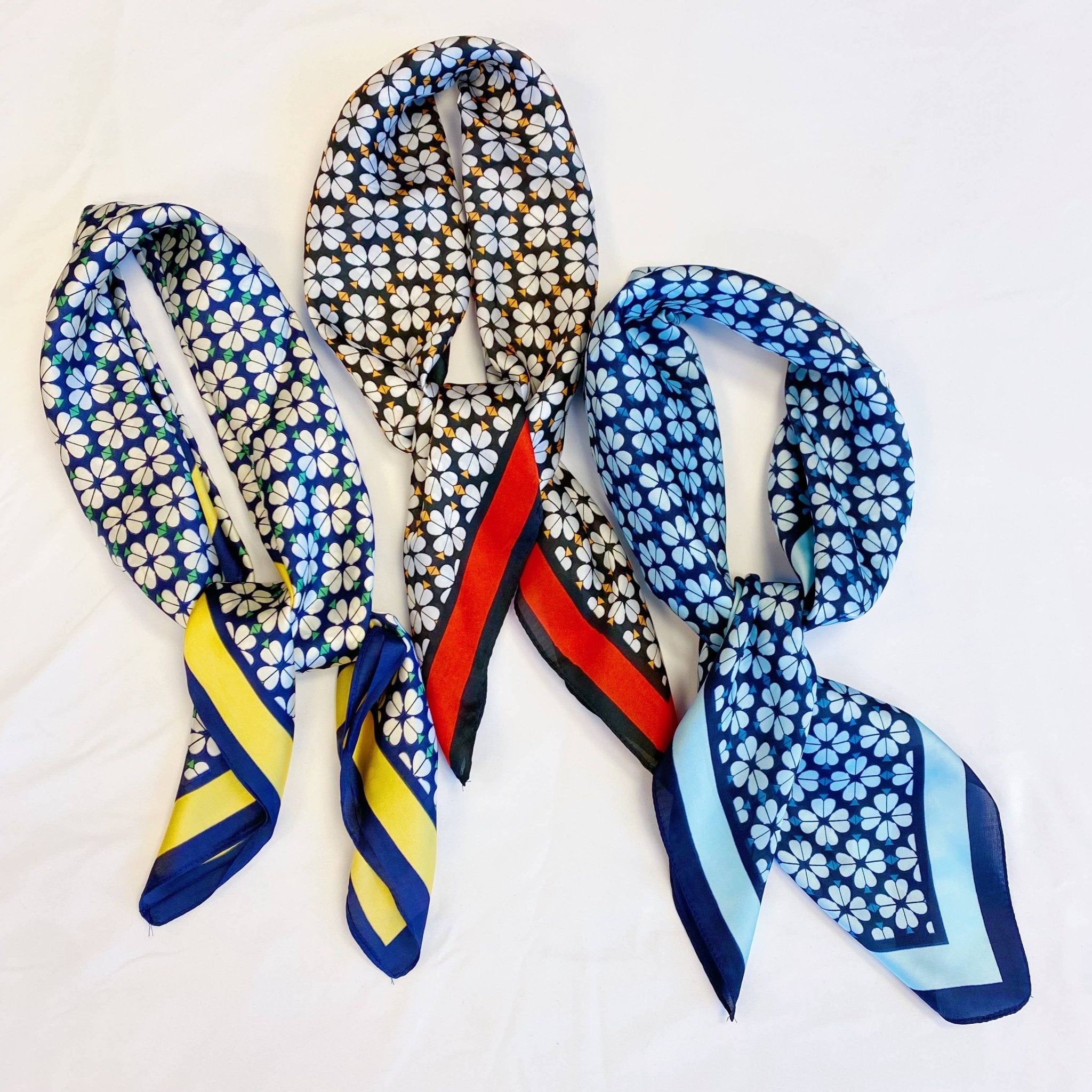 Four Petal Clover Scarf - Lalka Beauty Co.