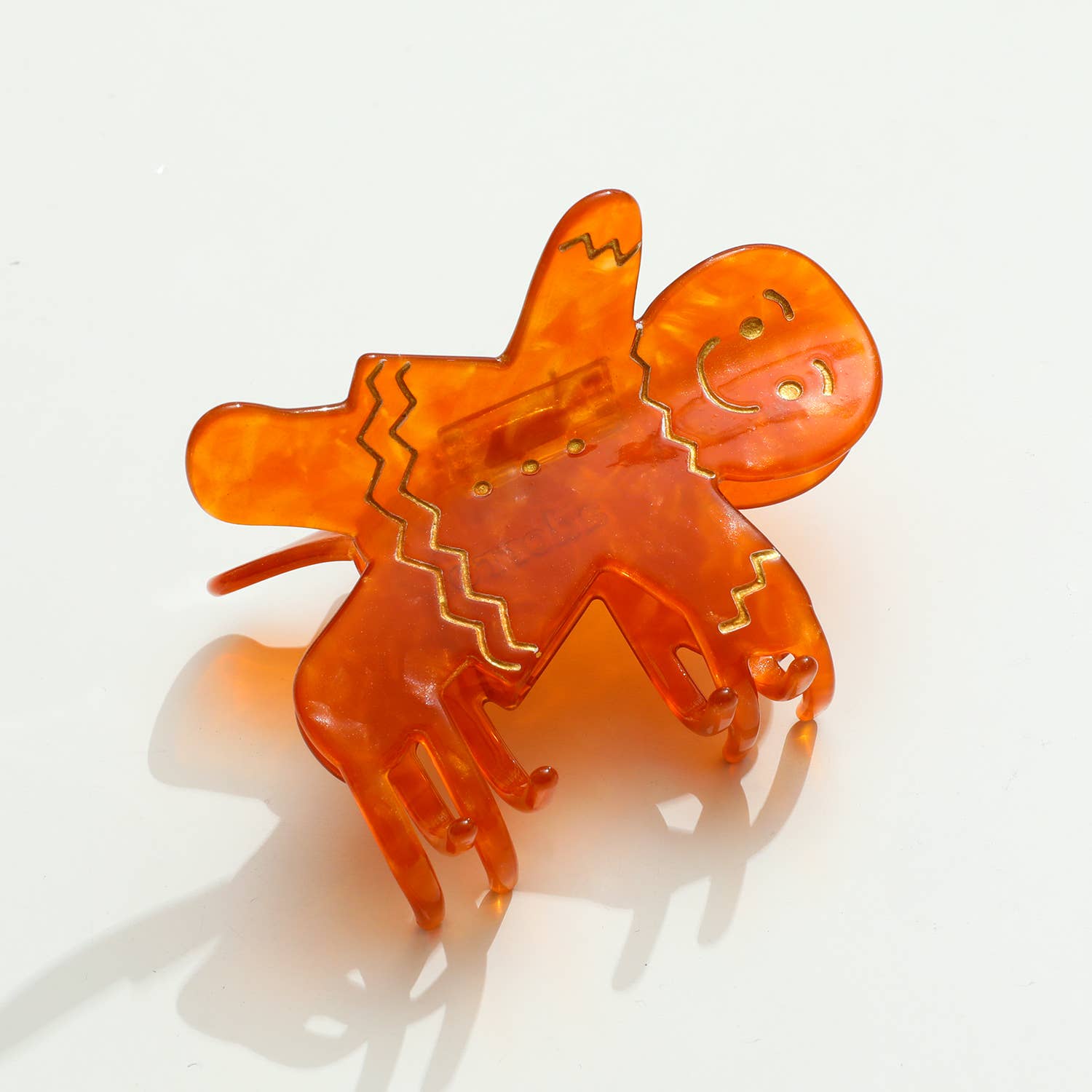 Gingerbread Man and Lady | Holiday Claw Clip - Lalka Beauty Co.