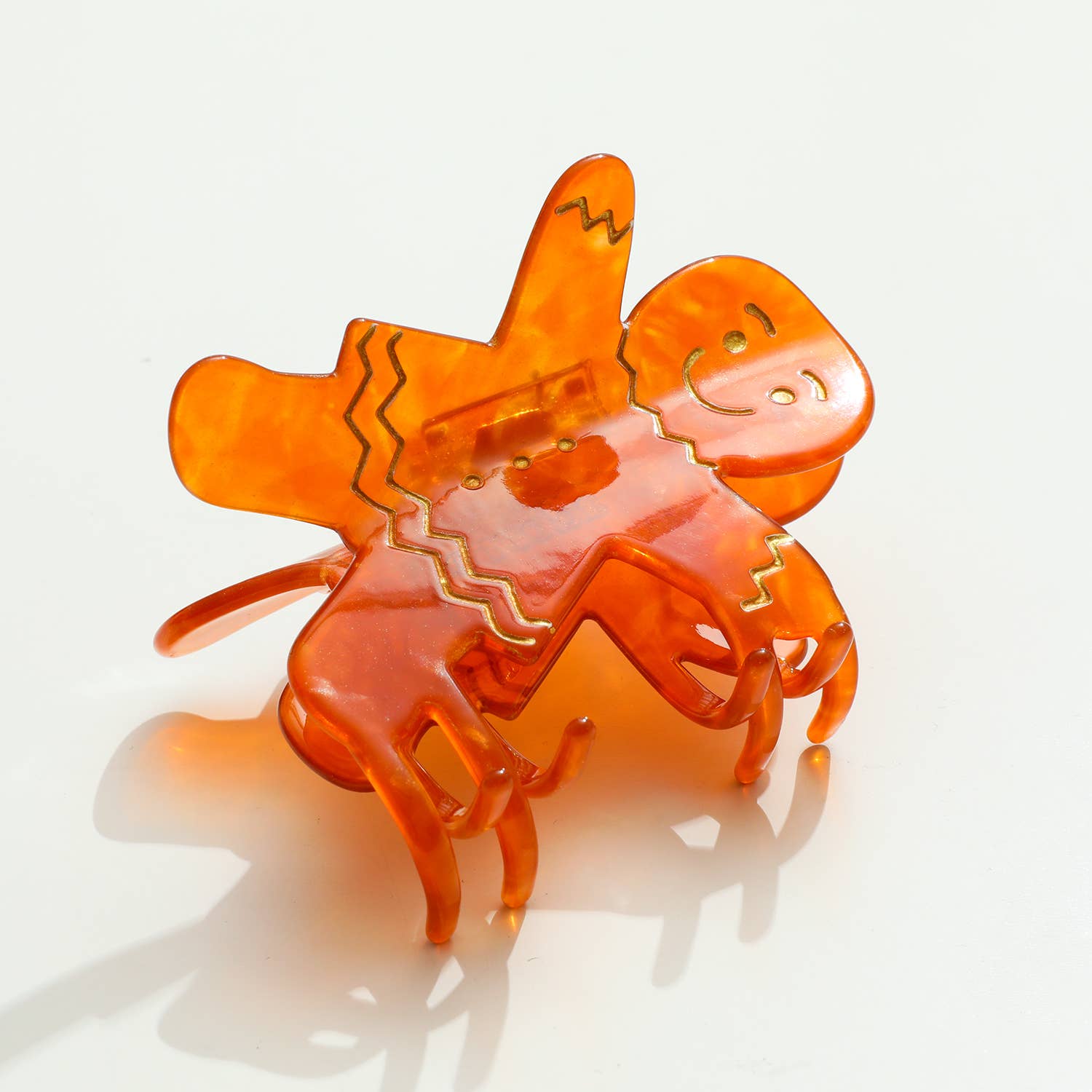 Gingerbread Man and Lady | Holiday Claw Clip - Lalka Beauty Co.