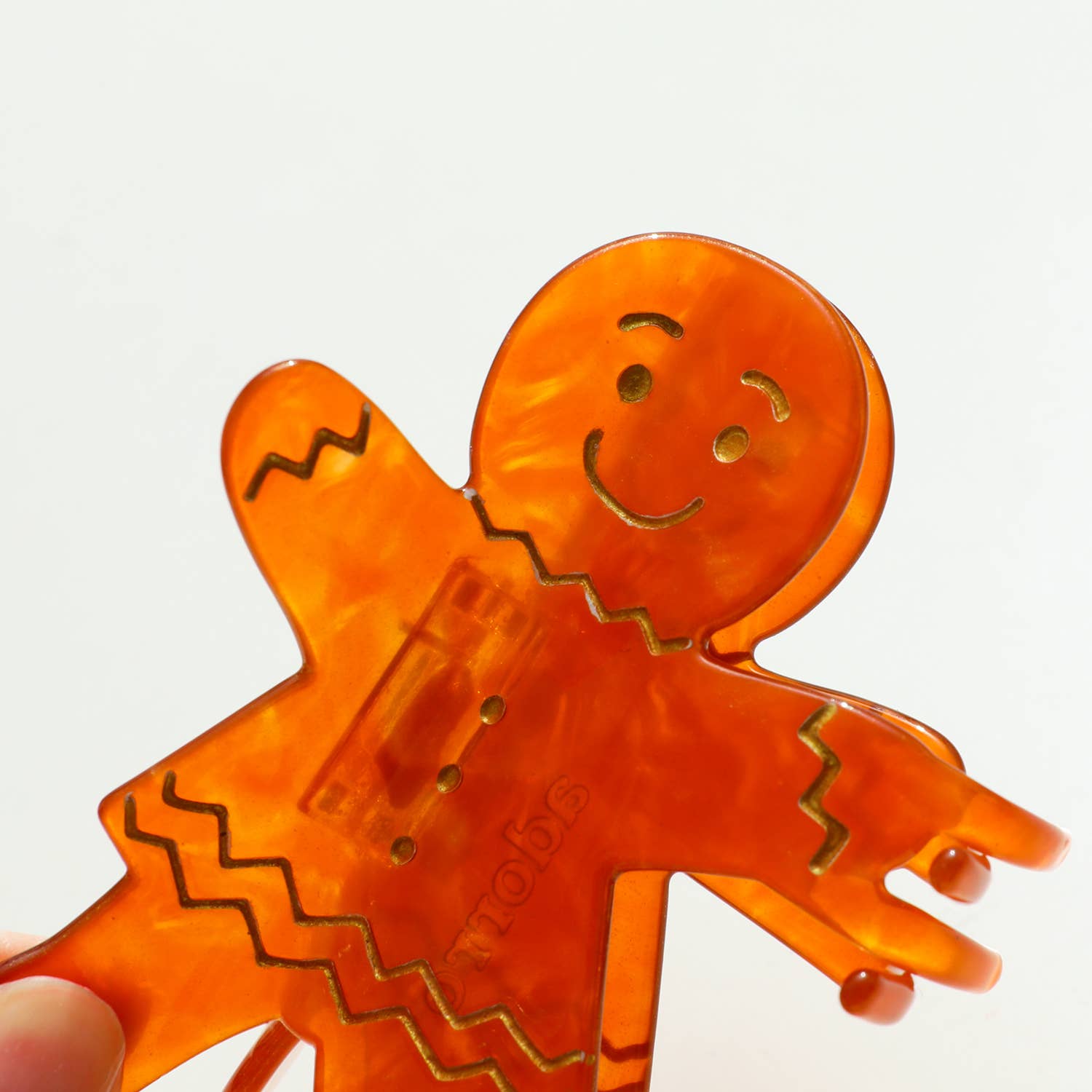 Gingerbread Man and Lady | Holiday Claw Clip - Lalka Beauty Co.