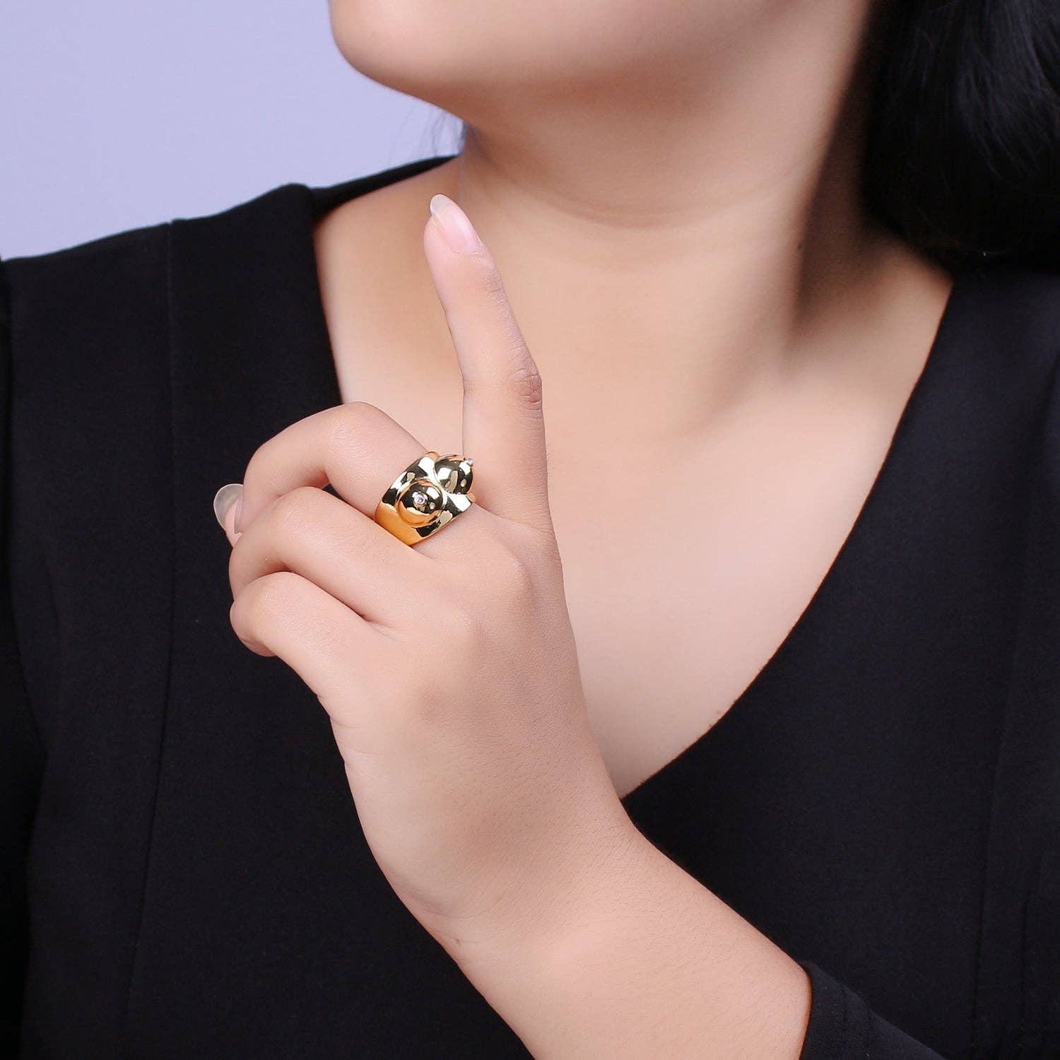 Gold or Silver Boobs Ring - Lalka Beauty Co.