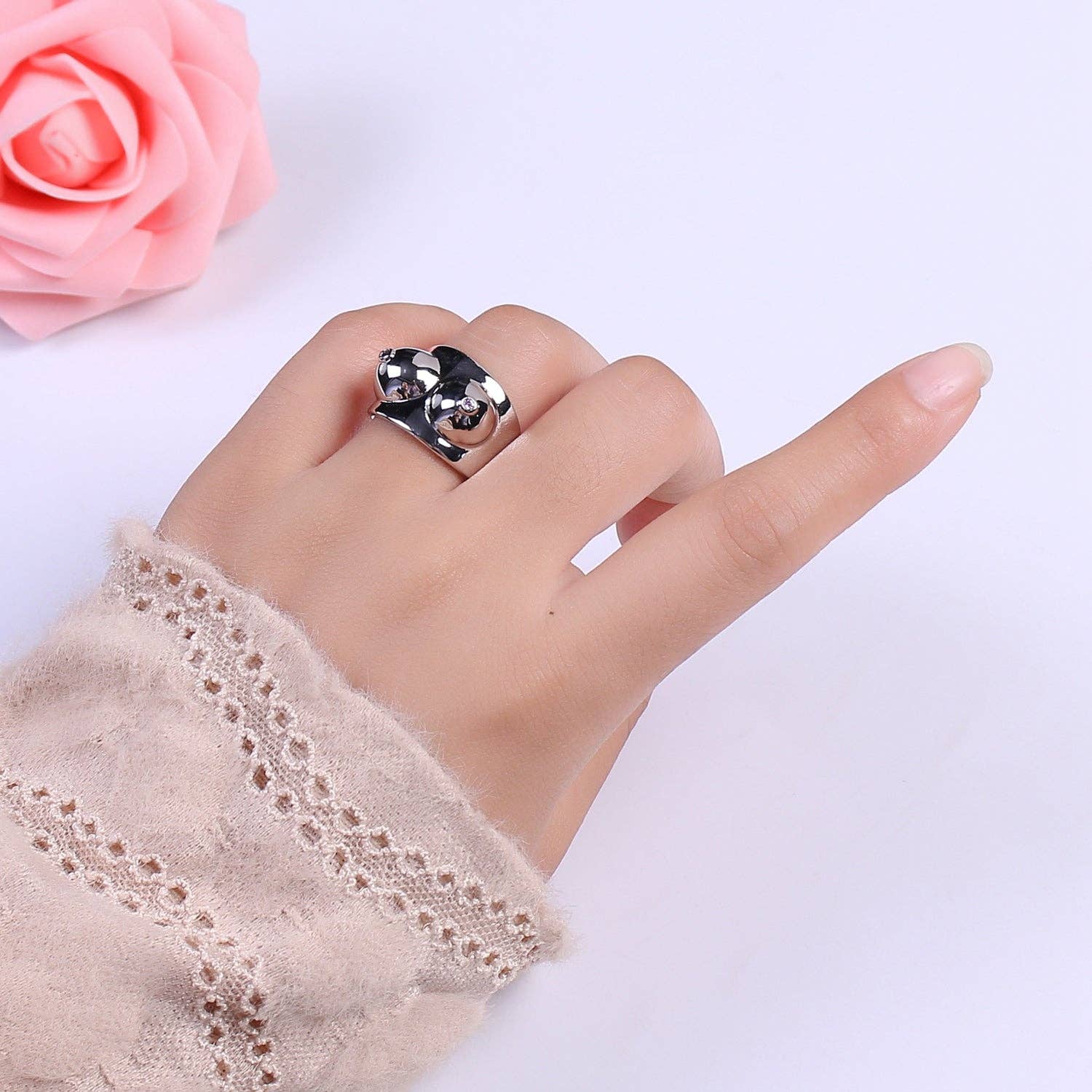 Gold or Silver Boobs Ring - Lalka Beauty Co.