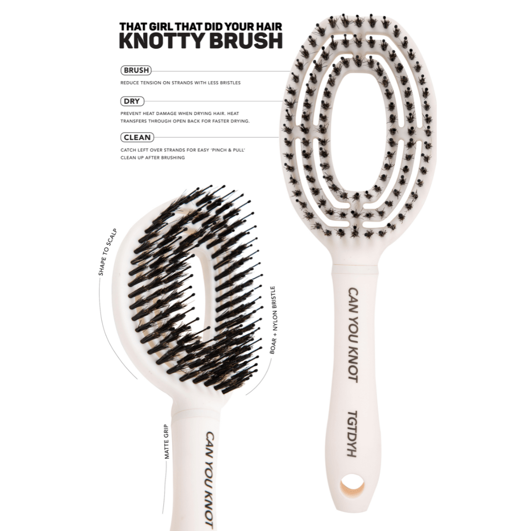 KNOTTY BRUSH Hairbrush - Lalka Beauty Co.