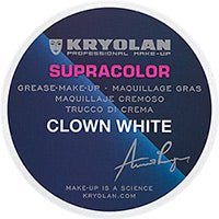 Kryolan Supracolor Clown White grease makeup cream base white face paint - Lalka Beauty Co.