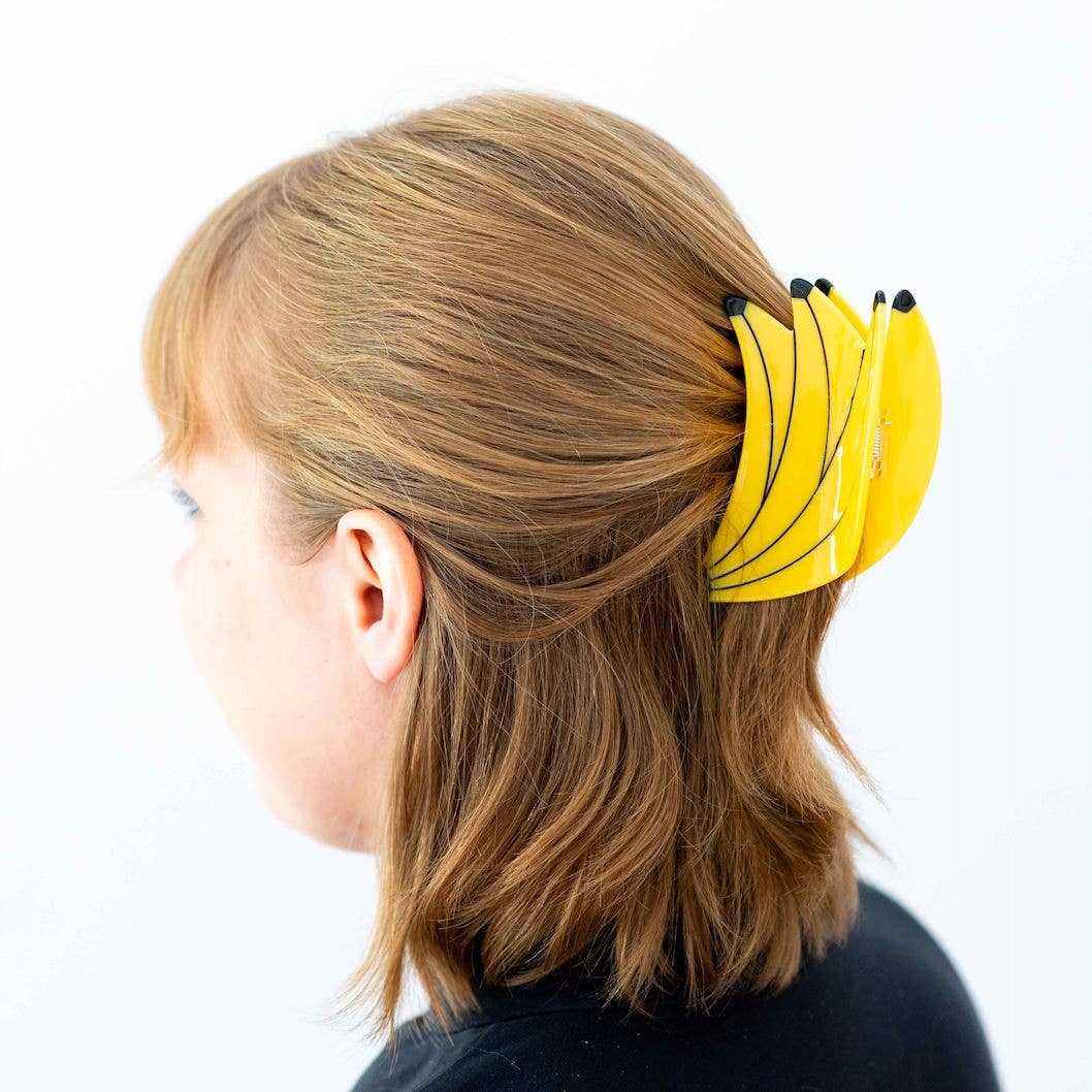 Large Banana Bunch Hair Claw Clip - Lalka Beauty Co.