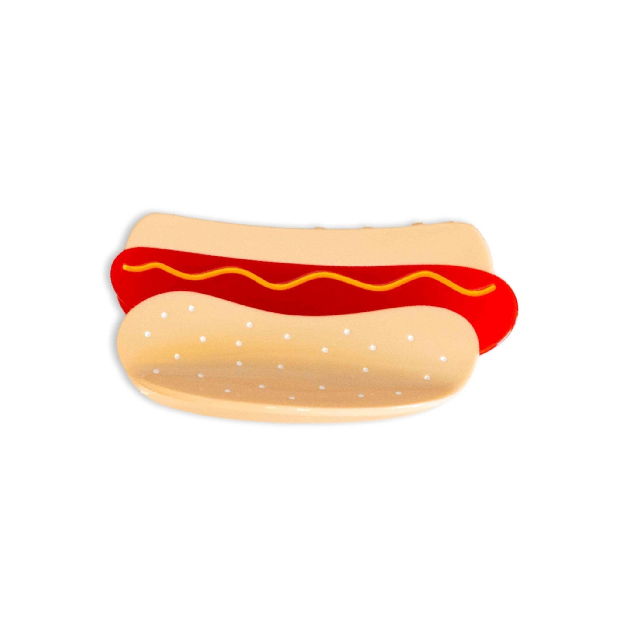 Large Hot Dog Hair Claw Clip - Lalka Beauty Co.
