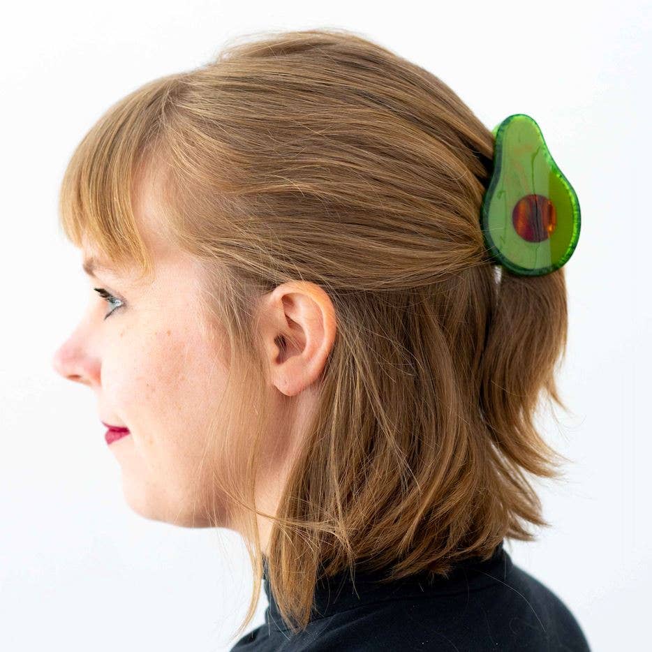 Midi Avocado Hair Claw Clip - Lalka Beauty Co.