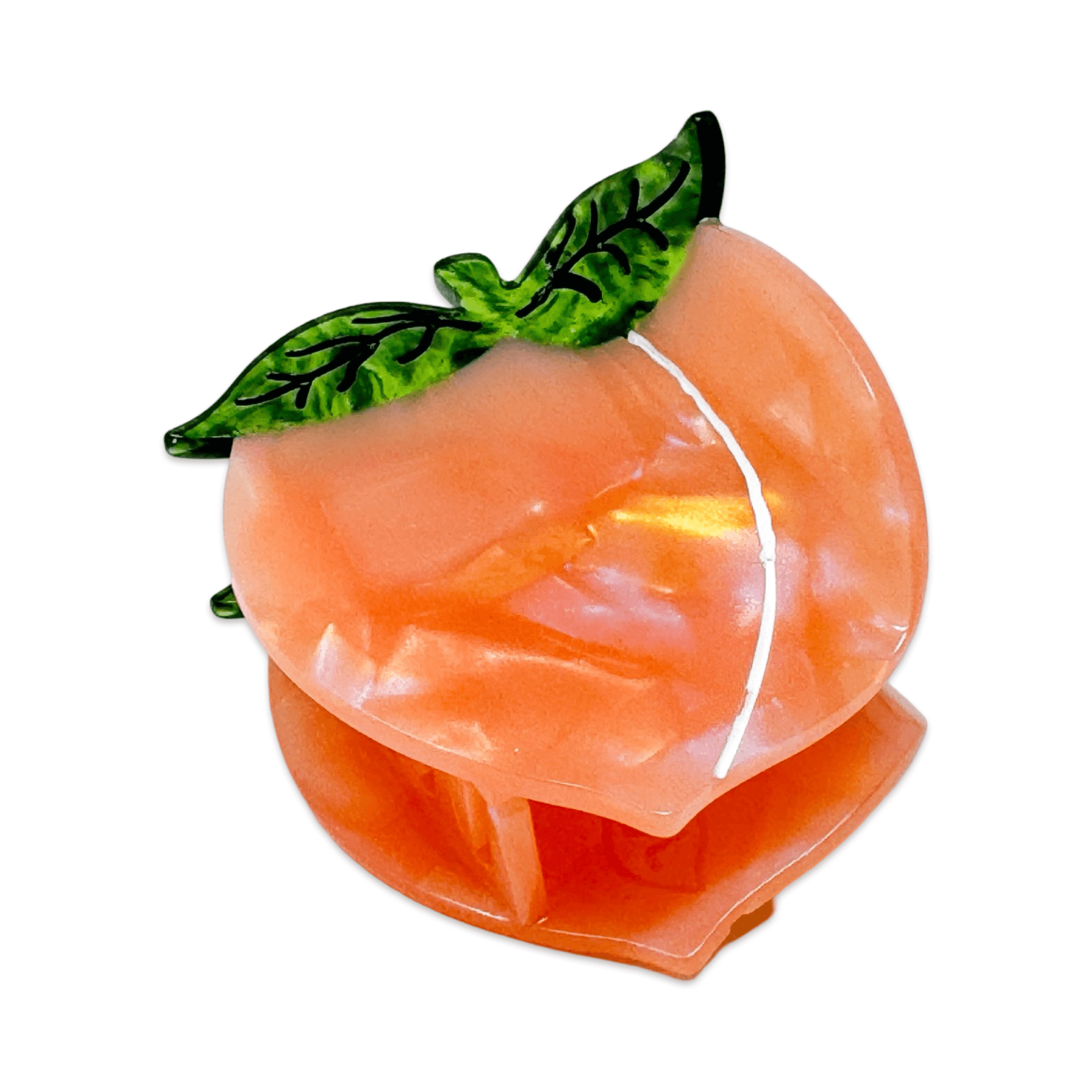 Midi Peach Hair Claw Clip - Lalka Beauty Co.