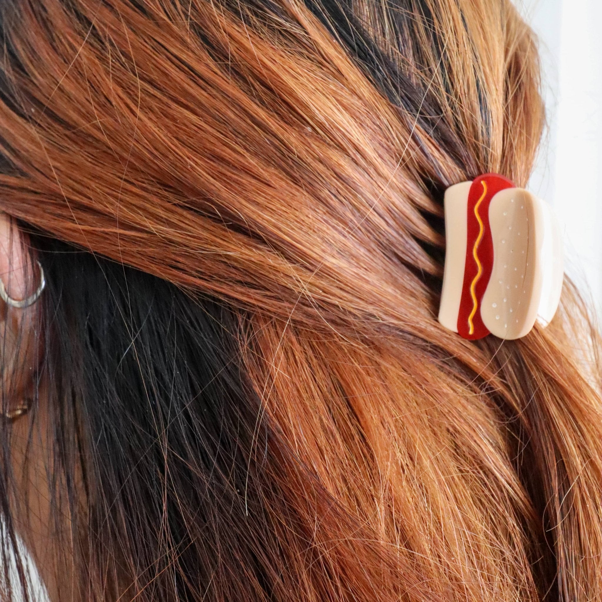 Mini Hot Dog Hair Claw Clip - Lalka Beauty Co.