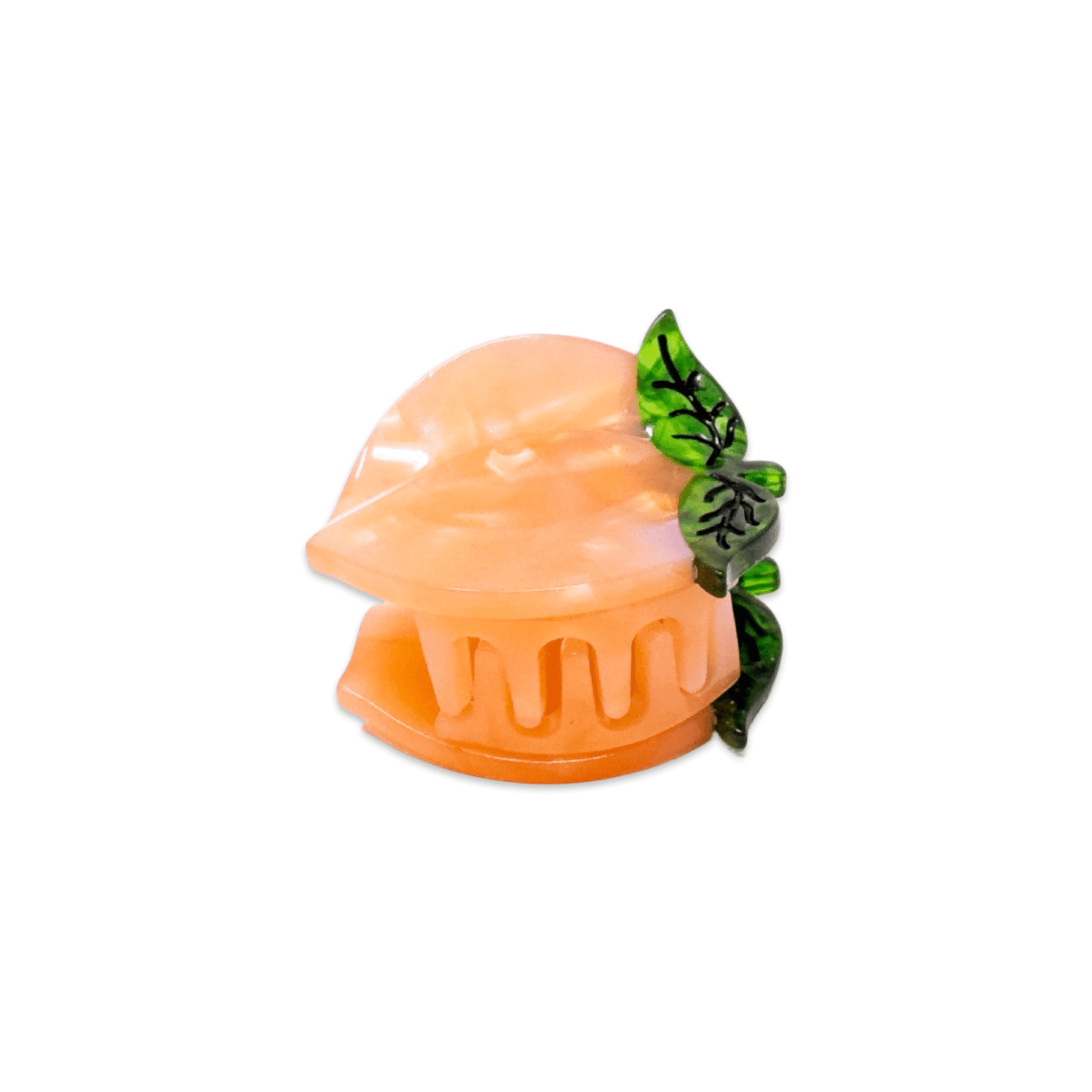 Mini Peach Hair Claw Clip - Lalka Beauty Co.