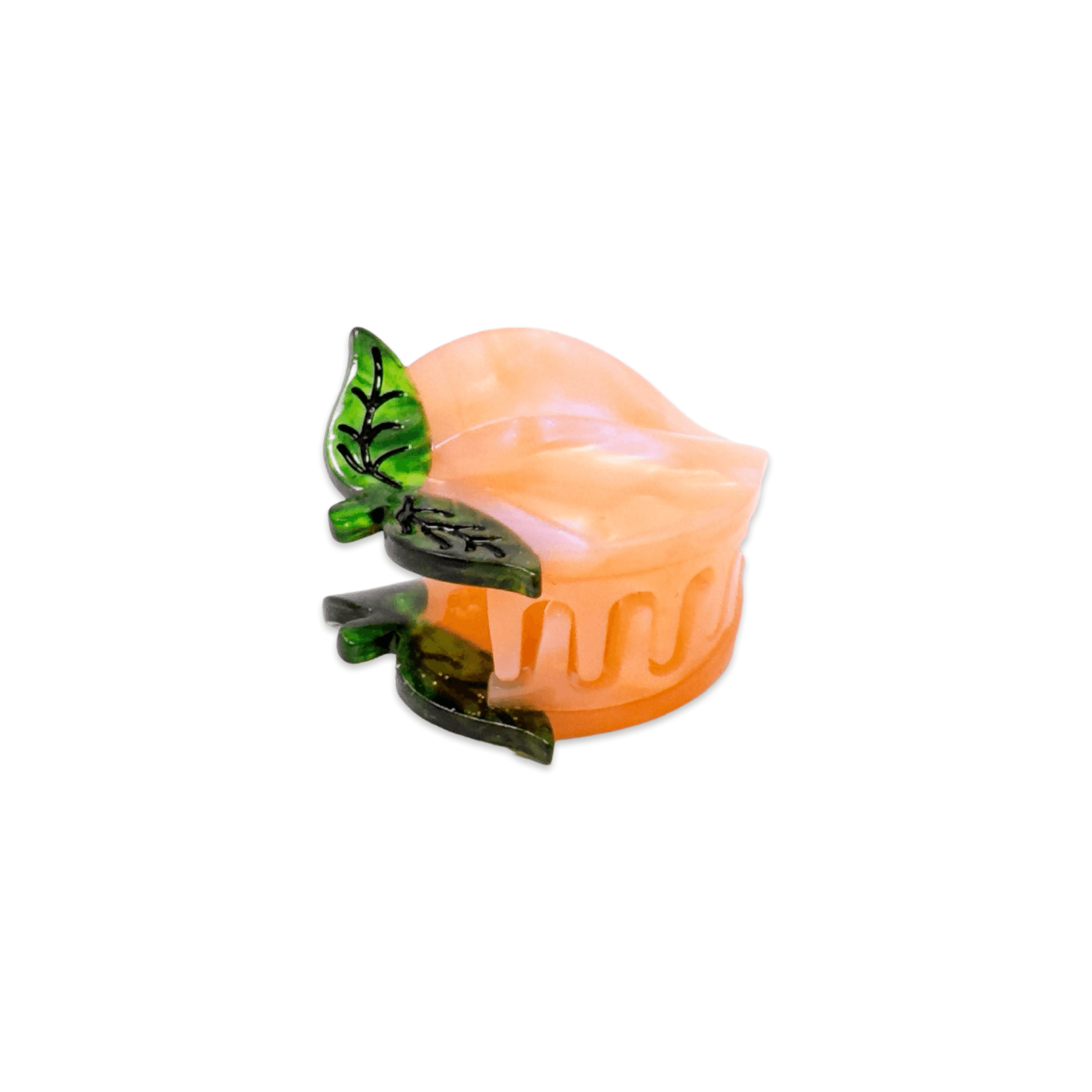 Mini Peach Hair Claw Clip - Lalka Beauty Co.