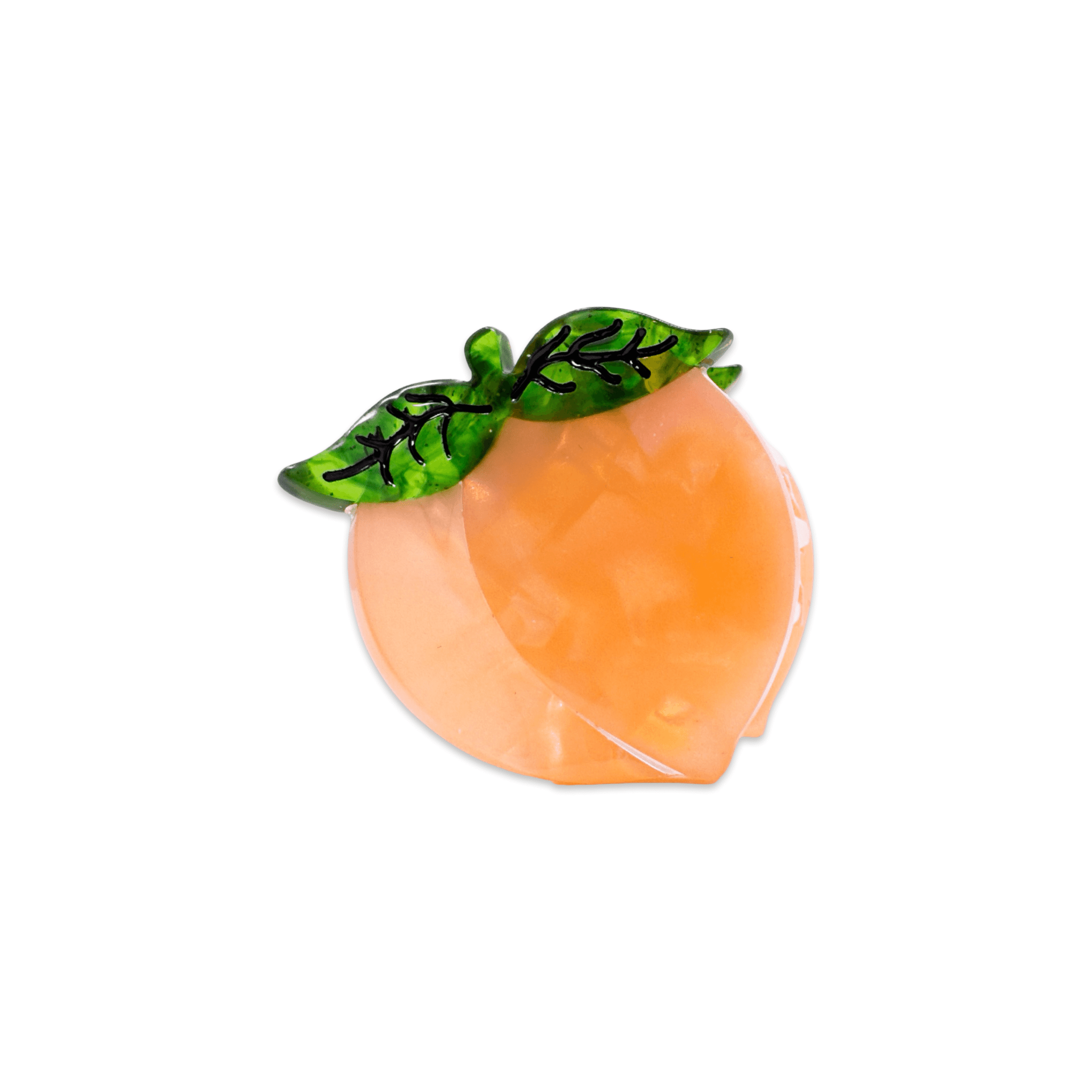 Mini Peach Hair Claw Clip - Lalka Beauty Co.