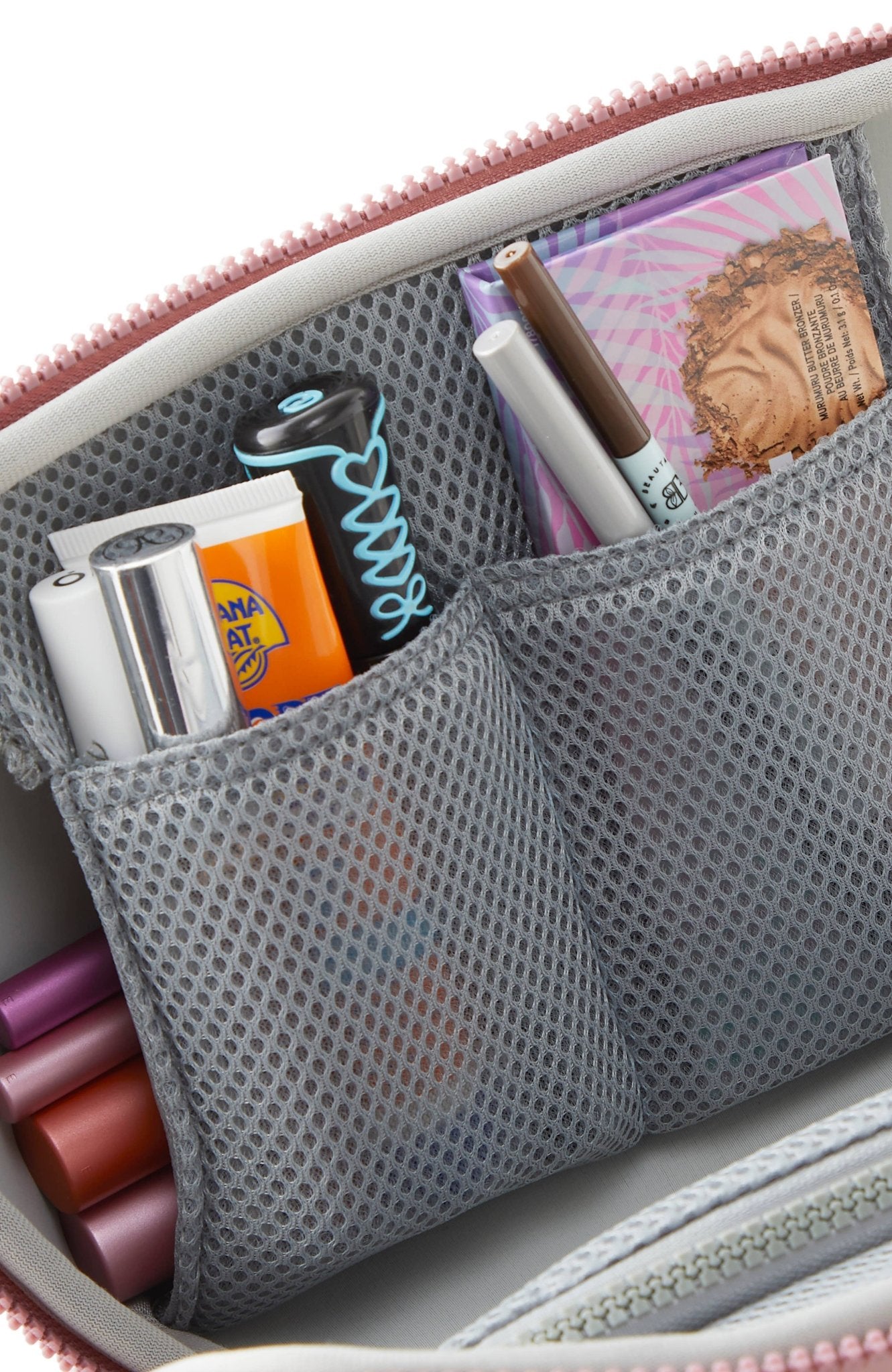 Neoprene Makeup Bag - Cosmetic Case, Machine Washable - Lalka Beauty Co.