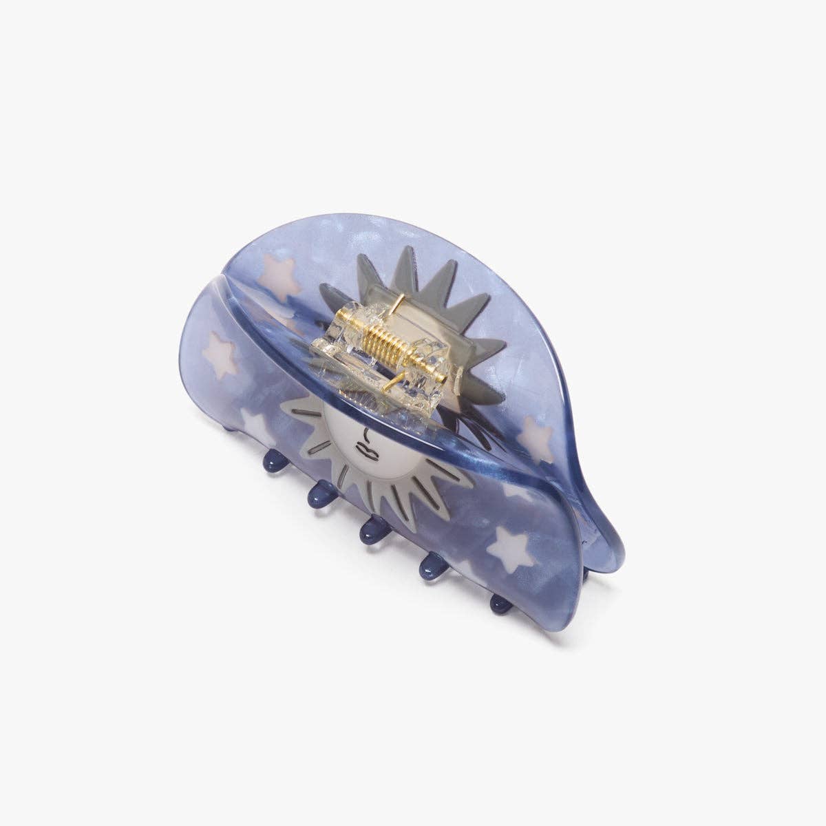 Pleiades Sun Moon Stars Constellation Acetate Hair Claw Clip - Lalka Beauty Co.