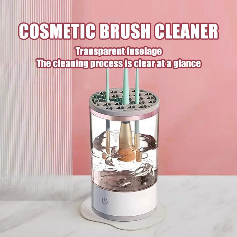 💄 Portable Electric Makeup Brush CleanerAutomatic Spinner, Drying Rack & Sterilizer | Professional Brush Cleaning Kit - Lalka Beauty Co.
