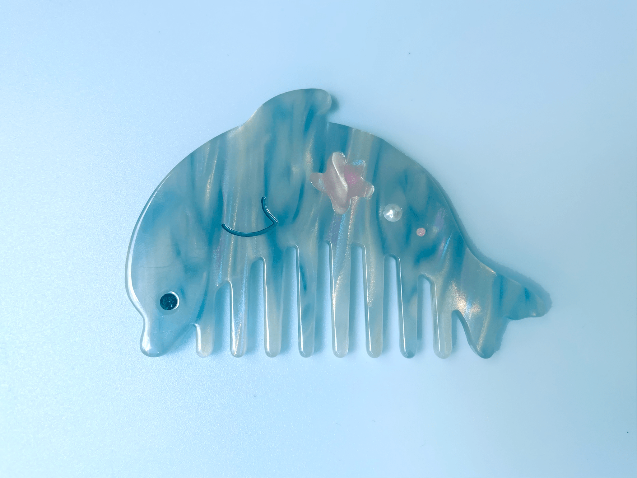 Ripple Dolphin Mini Comb - Lalka Beauty Co.