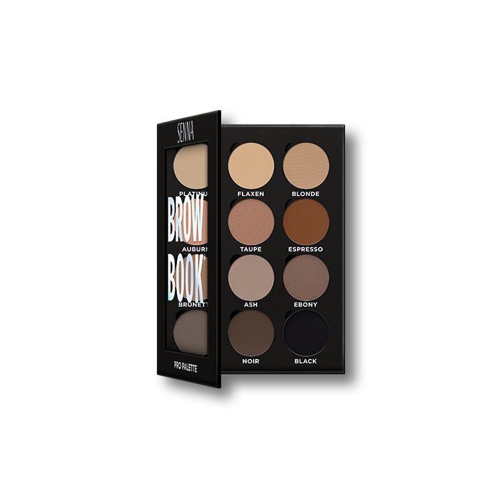Senna "Brow Book" Professional Magnetic Palette Eyebrow Color - Lalka Beauty Co.