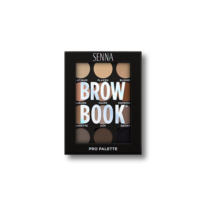 Senna "Brow Book" Professional Magnetic Palette Eyebrow Color - Lalka Beauty Co.