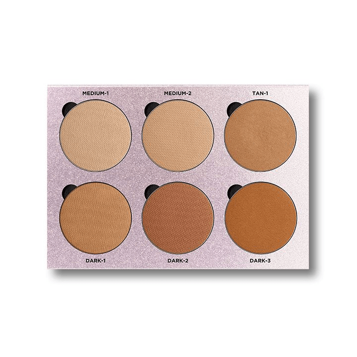 Senna Mineral Mix Powder Foundation Pro Palette 12 colors - Lalka Beauty Co.