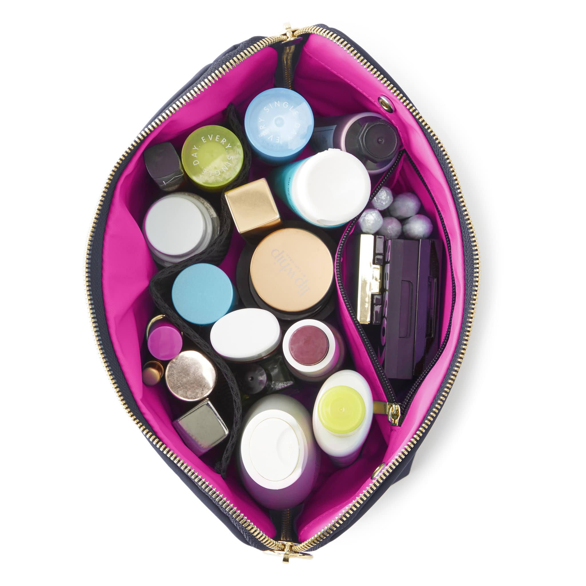 Signature Makeup Bag - Machine Washable Medium Cosmetic Bag - Lalka Beauty Co.