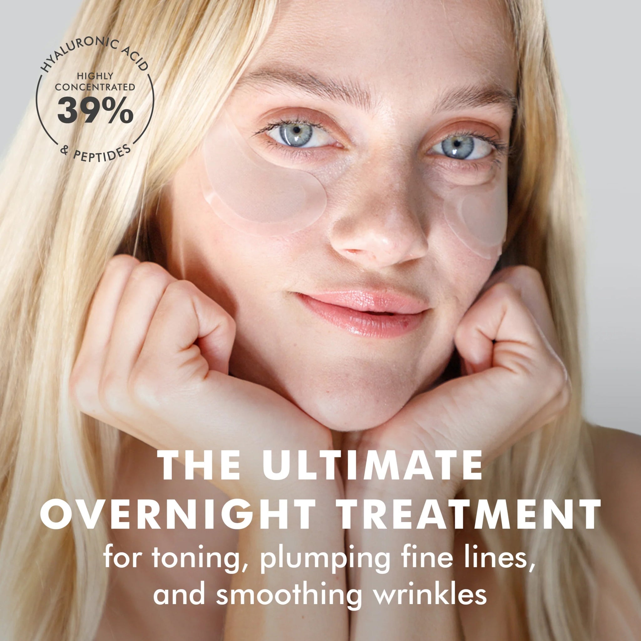 Skyn Iceland Microneedle Eye Patches Overnight Treatment 39% HA & Peptides - Lalka Beauty Co.