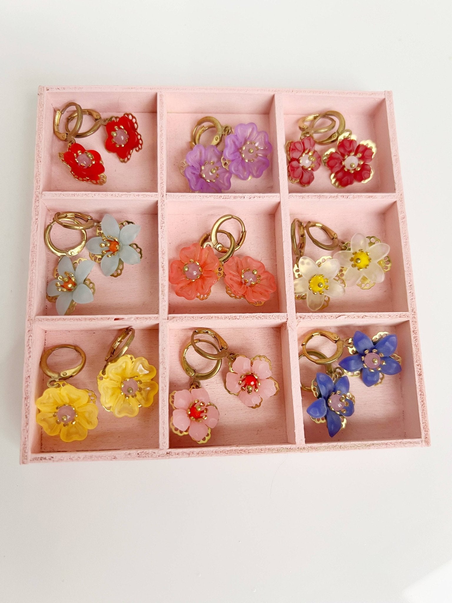 Small Flower Earrings - Lalka Beauty Co.