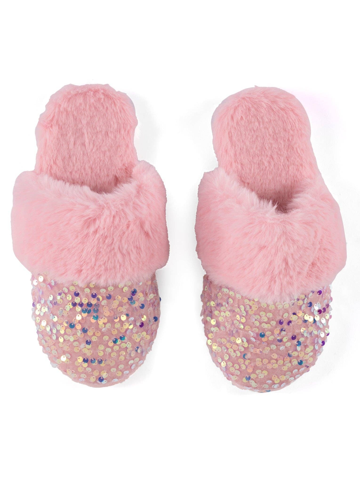 Sparkly Fiesta SLIPPERS, PINK - Lalka Beauty Co.