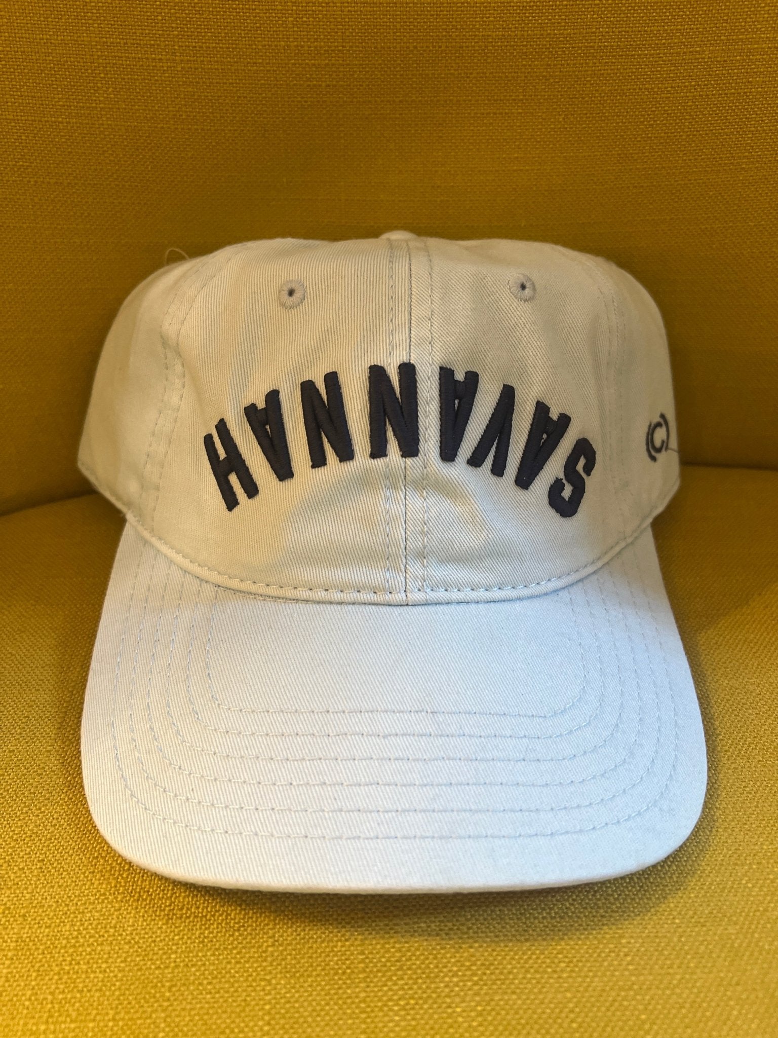 The Upside Down Dad Hat - Customizable: Powder Blue Cotton Hat - Lalka Beauty Co.