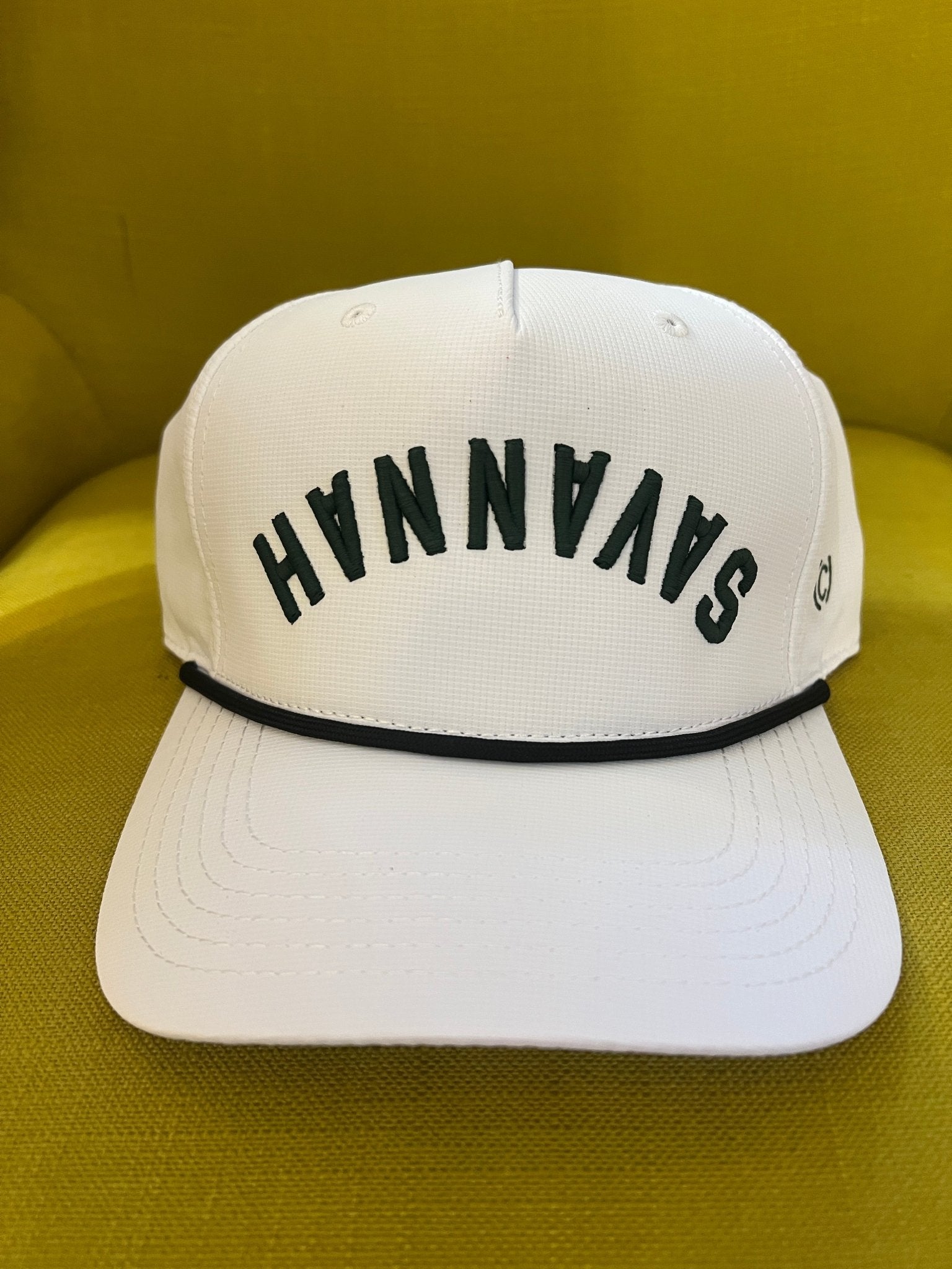 The Upside Down Rope Hat - Savannah (performance poly golf hat) - Lalka Beauty Co.