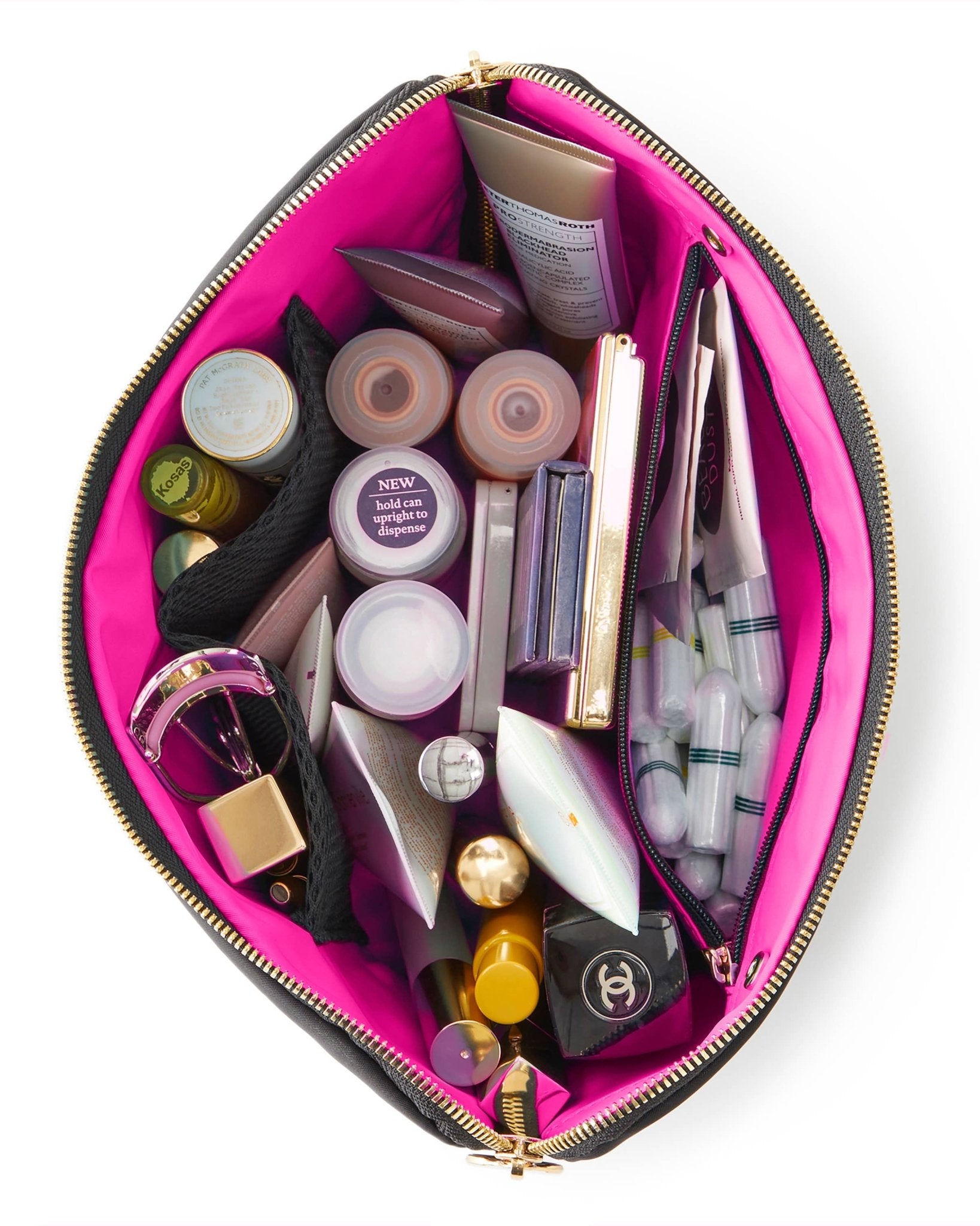 Vacationer Makeup Bag - Machine Washable Large Cosmetic Bag - Lalka Beauty Co.