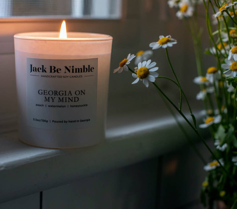 5.5 oz Georgia On My Mind Scented Soy Candle - Lalka Beauty Co.