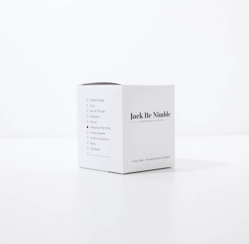 5.5 oz Georgia On My Mind Scented Soy Candle - Lalka Beauty Co.