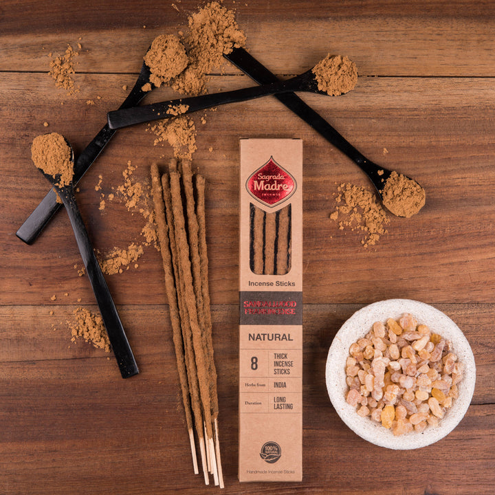 Natural Resin Incense Sticks: Sandalwood