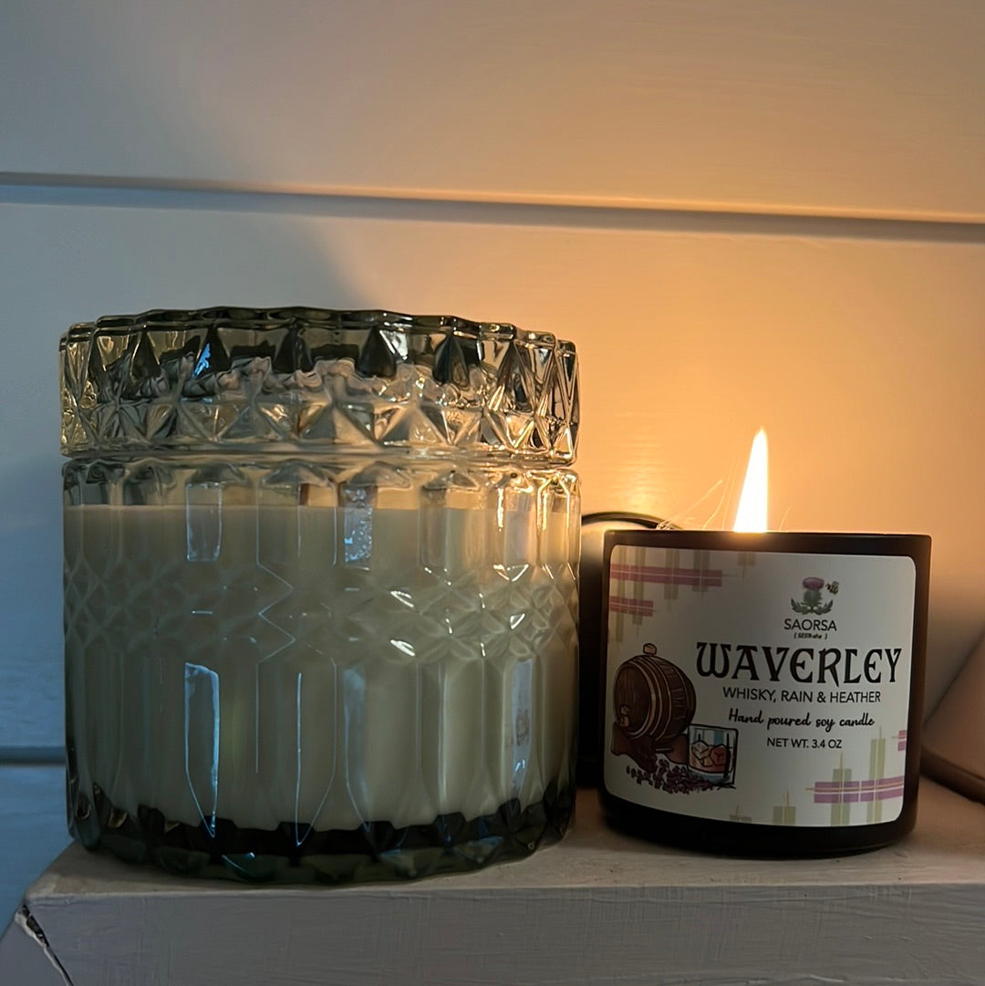 Saorsa Candles Waverly hand poured soy candle