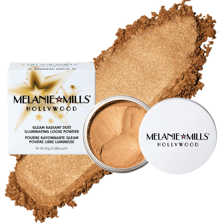 Melanie Mills Hollywood Gleam Radiant Dust Loose Powder Highlighter 8 g
