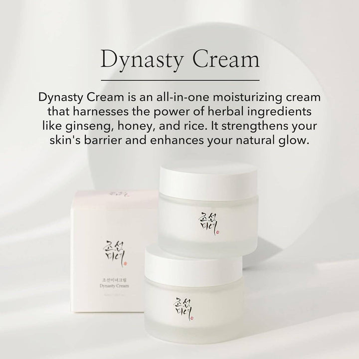 BEAUTY OF JOSEON "Dynasty Cream" Niacinamide Squalane facial moisturizer