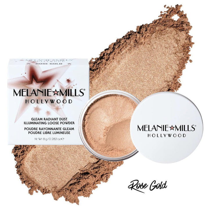 Melanie Mills Hollywood Gleam Radiant Dust Loose Powder Highlighter 8 g