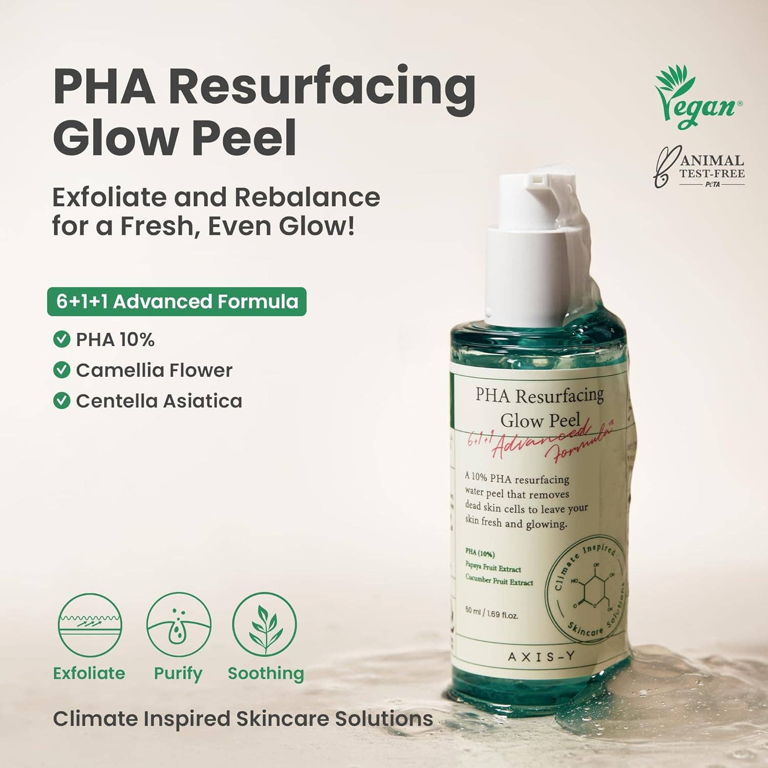 AXIS Y PHA Resurfacing Glow Peel Exfoliate - Lalka Beauty Co.