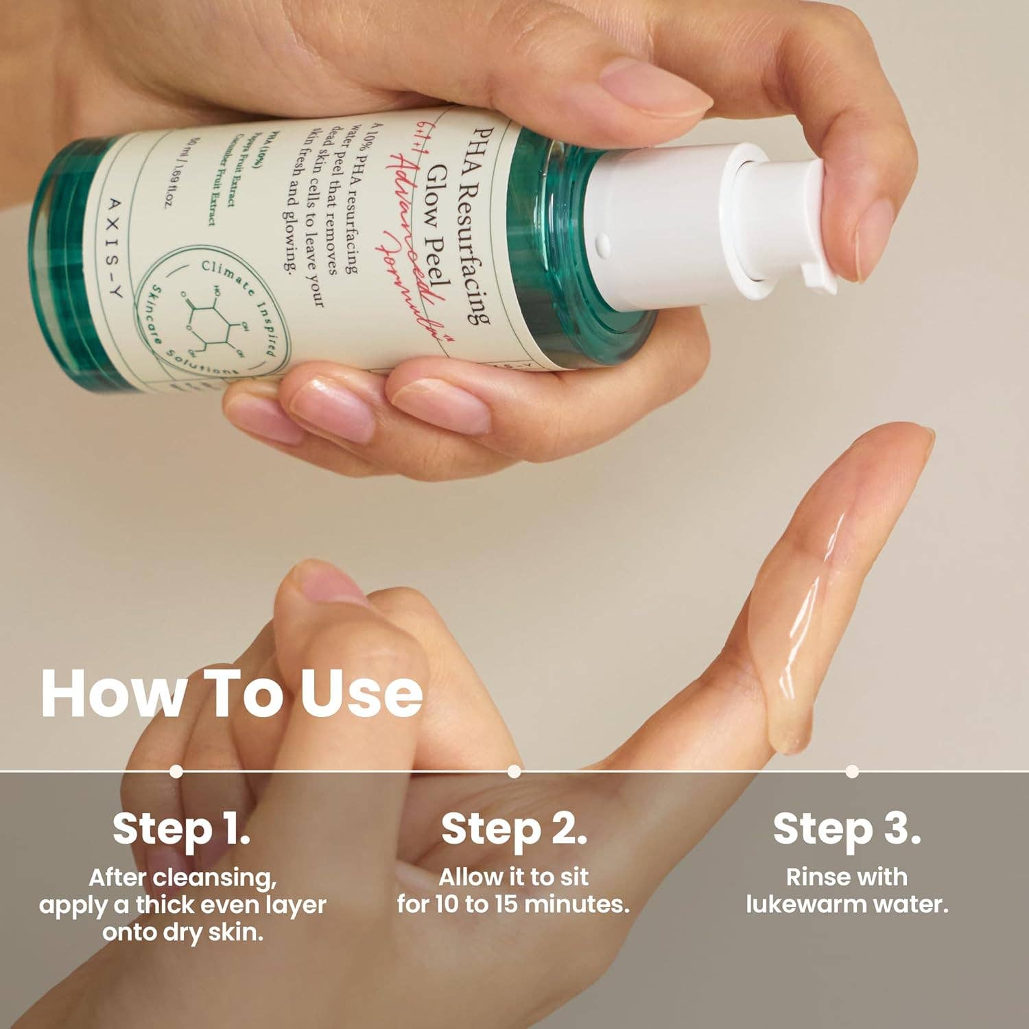 AXIS Y PHA Resurfacing Glow Peel Exfoliate - Lalka Beauty Co.